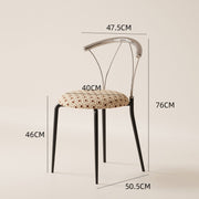 AAH Home - Dining Chair - Natural - Velvet